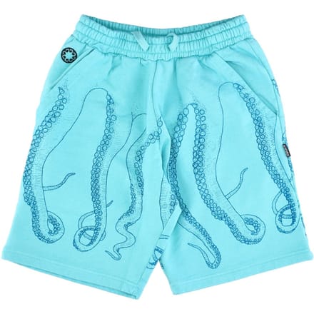 Mannen korte broeken geverfd Sweatshort Acquamarine
