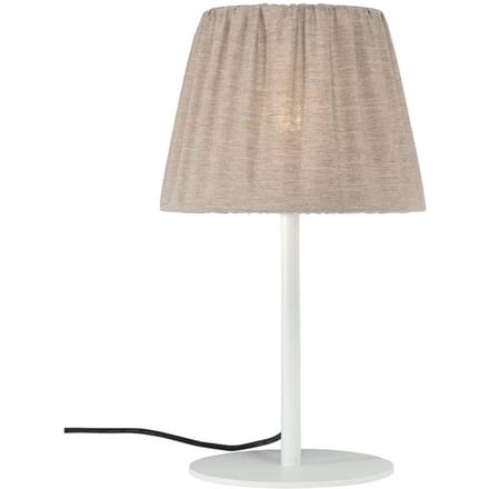 PR Home buiten tafellamp Agnar, wit / bruin, 57 cm