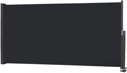 ACXIN Uitschuifbare Zijluifel - 100×300 cm- Waterdicht Privacy Scherm - Antraciet