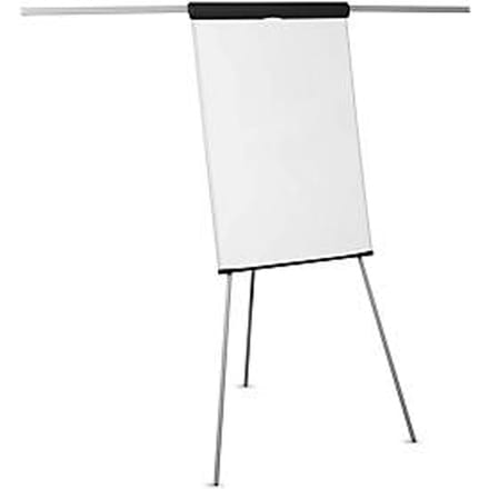 Maulstandard Flipover - 97X66 cm - Grijs - Metaal - Flipover met papierklem