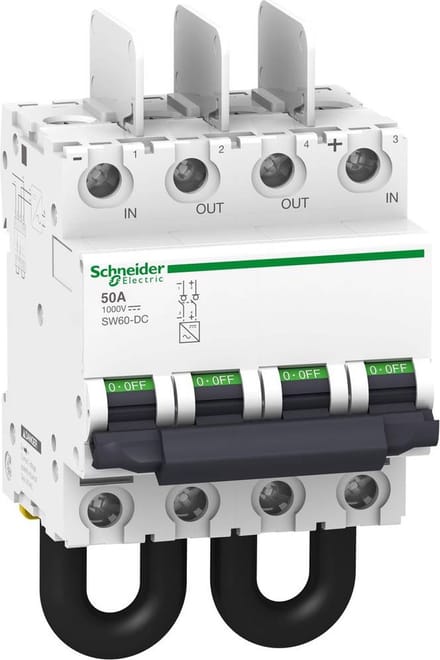 Schneider Electric A9N61699 Belastbare scheidingsschakelaar 50 A 1000 V