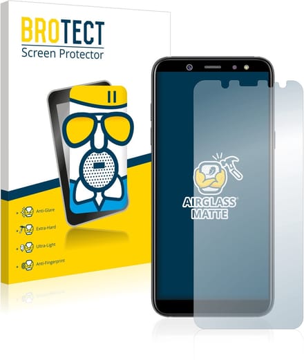 BROTECT - Screenprotector voor Samsung Galaxy A6 2018 - Folie Beschermfolie Beschermglas matte