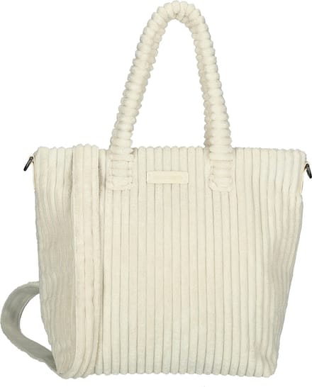 Enrico Benetti Rosie Corduroy Handtas - 78025 - Wit