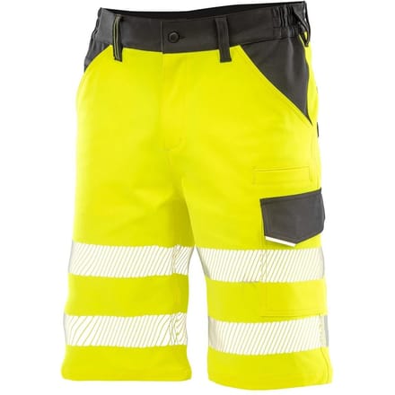 Result Gerecyclede Dynamische Stretch Shorts voor Heren 3XL yellow