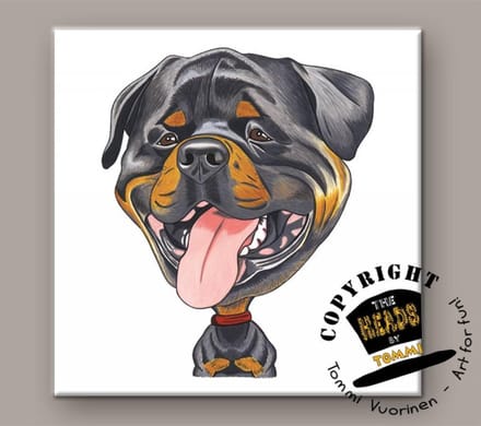 Tegel Hond Rottweiler