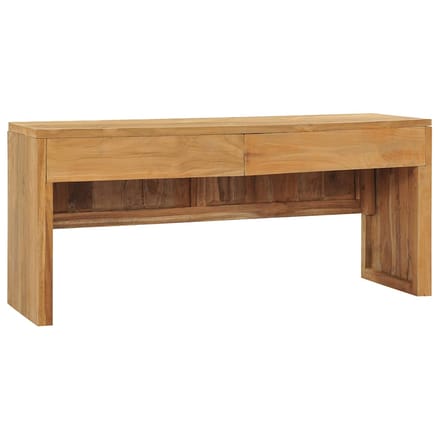 vidaXL - Tv-meubel - 100x35x45 - cm - massief - teakhout