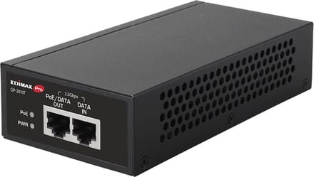 Edimax GP-201IT PoE adapter & injector 2.5 Gigabit Ethernet, Fast Ethernet, Gigabit Ethernet