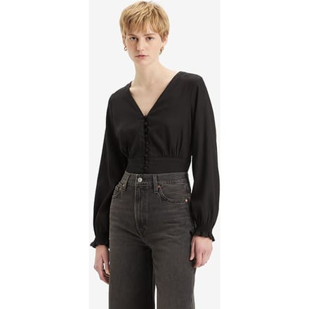 Levi's Tamara Blouse Black Taglia: L | Magliette intime Outlet | Donna | Nero
