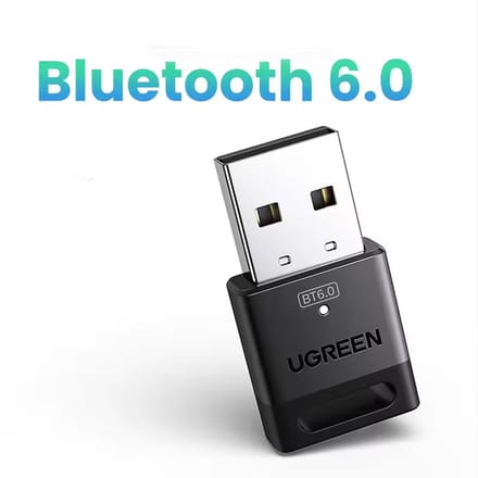 Bluetooth 6.0 USB Adapter - Plug n Play - Draadloos