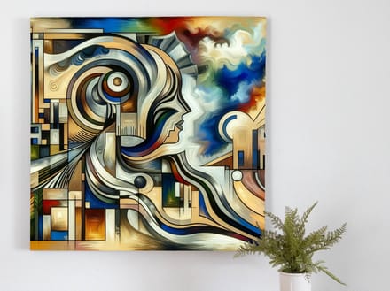 Kunstprint | Wanddecoratie | Dibond | 40 × 40 cm