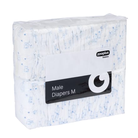 zooplus Basics hondenluiers maat M: 42 - 52 cm, 50 stuks hond