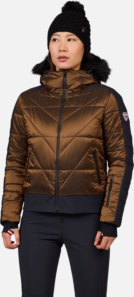 Rossignol Ventina Bomber ski jas dames - brons - maat M