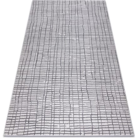 Kleden Rugsx Tapijt AURA J1852A grijs - Lijnen, structureel, 80x150 cm