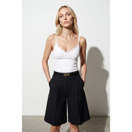 Kant V-hals Mouwloze Camisole Blouse