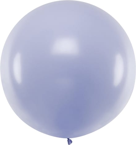 PARTYDECO - Reuze latex ballon lila 1 meter