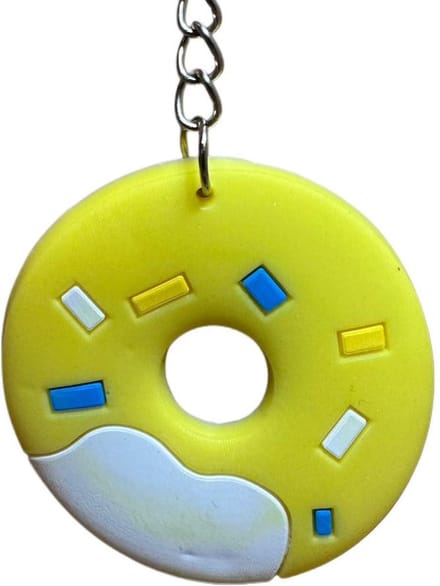Sleutelhanger Donut Geel