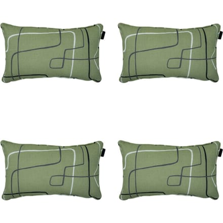 Madison - Sierkussen Joah sage - Ca. 30x50 cm - Set van 4