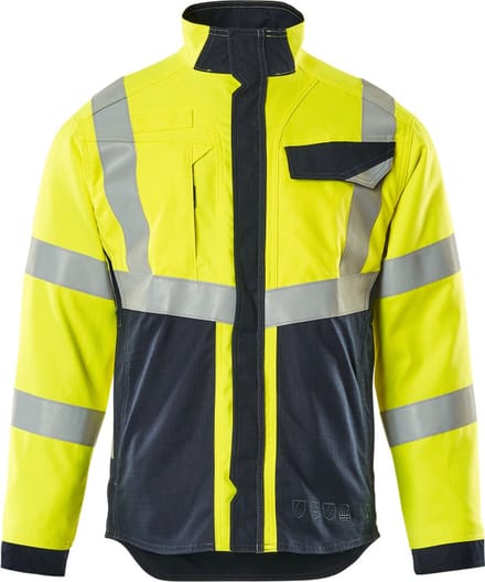 Mascot Multisafe Jas 13809-216 - hi-vis geel/donkermarine - S
