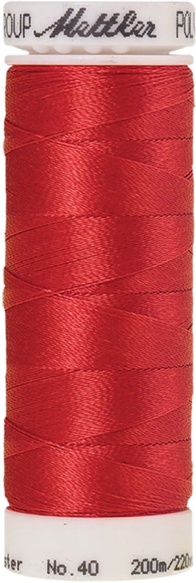 Mettler borduurgaren - Rood - Nr 1725 - Polysheen - 200 meter