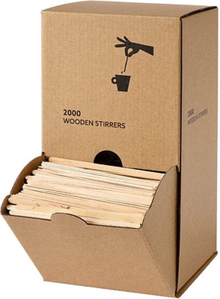 Duni Bestek - Roerstaafjes - Dispenser DS2000 - Wegwerp roerstokjes