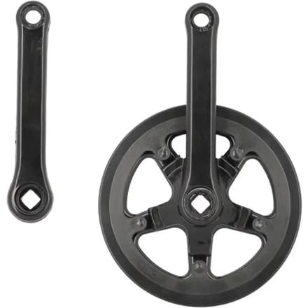 Enkelassig crankstel met dubbele flenskeuze Sélection CGN Cycle City 38D L152
