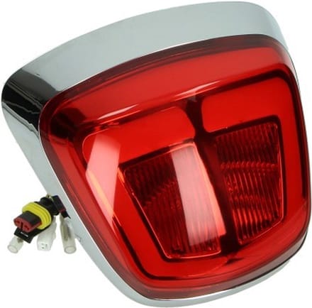 Achterlicht Power1 chroom voor Vespa Primavera, Sprint (vanaf 2018)