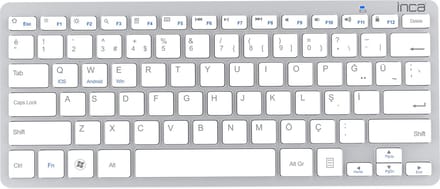 BasicTeQ: IBK-569BT QWERTY toetsenbord, Draadloos Bluetooth - Toetsenbord Voor Smart TV / Tablet / (Windows) PC / Apple Mac - iPad - Samsung - iPhone - Macbook - iMac / Android
