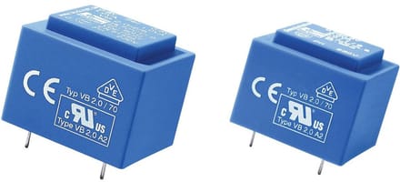 BLOCK VB 2,3/1/24 Printtransformator 1 x 230 V/AC 1 x 24 V/AC 2.30 VA
