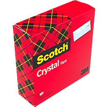 Plakband Scotch® Crystal Tape "600”, 19 mm x 33 m