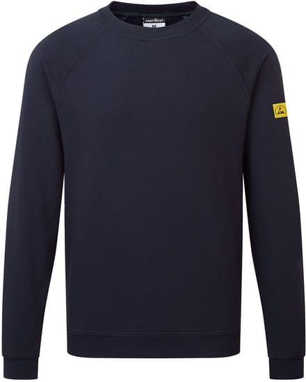 Portwest Anti-statisch ESD Sweatshirt AS24 - Marine - 5XL