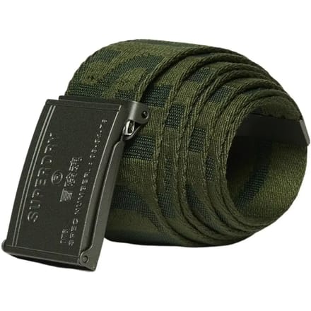 Superdry Vintage Webbing Riem Groen Man