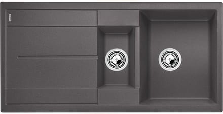 Blanco Metra 6 S manueel opbouw rock grey 518878 spoelbak