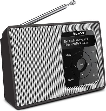 Draagbare DAB+/FM-radio met Bluetooth en OLED-display