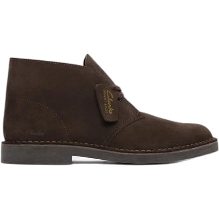 CLARKS Desert Bt Evo Heren Veterschoenen - Dark Brown Suede