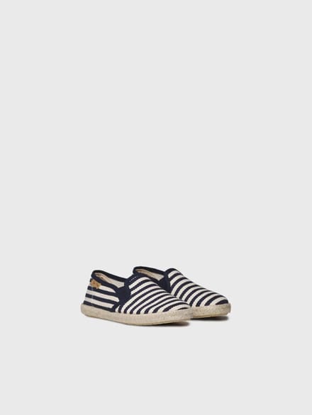 Gestreepte katoenen espadrilles voor kinderen | ELMER-DD