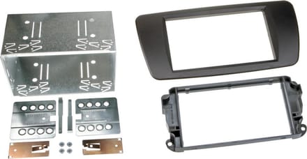 2-DIN Paneel geschikt voor Seat Ibiza (6J) 2008-2017 - Nit Zwart