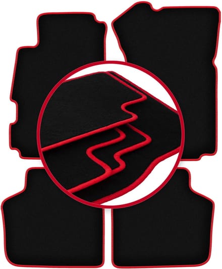 CARLUX-RED automatten voor: Daewoo Arcadia sedan (1991-1996)