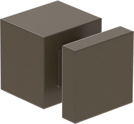 psmlighting Cascade Wandhaak | L20xB20xD30mm | Aluminium | Anodic brown