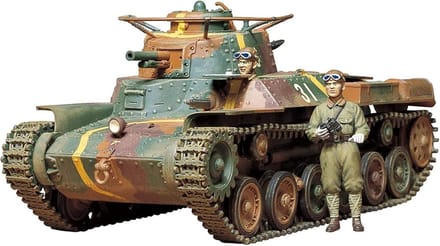 1:35 WWII Japanse militaire tank Type 97 Chi-Ha modelbouwset
