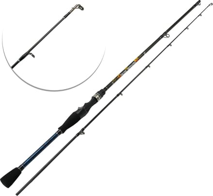 DLT Falcon Baitcaster - 2.10m - 60g - Roofvis Hengel - Zwart