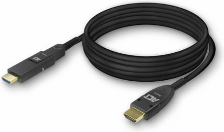 ACT HDMI Glasvezel kabel met afneembare connector – 4K@60Hz – Active Optical Cable (AOC) - HDMI Kabel 25 meter – AK4103