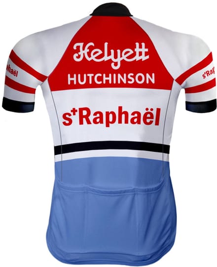 Retro Wielertenue Saint-Raphaël Rood/Blauw - REDTED - 3XL