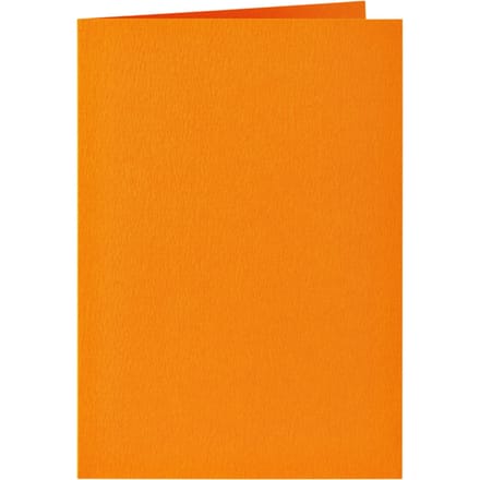 Papicolor Dubbele kaart A6 oranje 200gr-CV 6 stuks  309911 - 105x148 mm