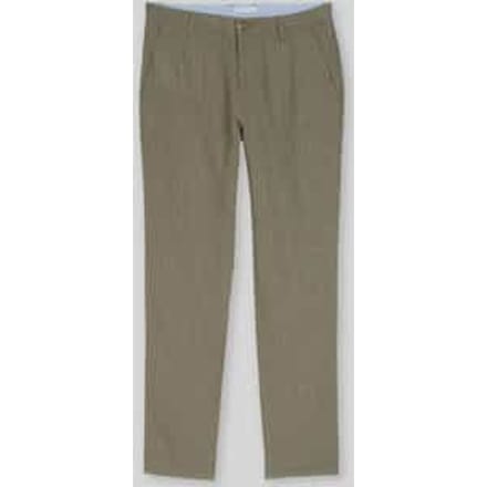 regular fit chino van linnen-katoenmix