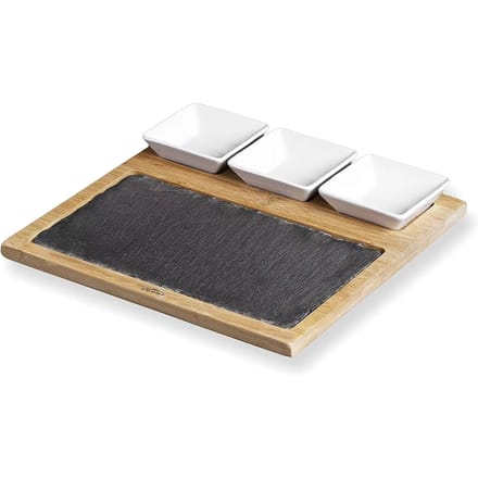 Leistenen tafelblad met bakjes Lacor
