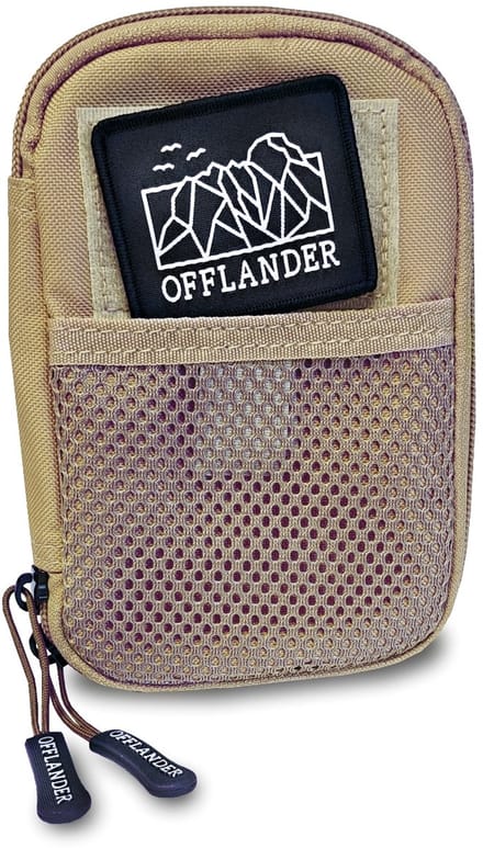 Offlander - MOLLE Tactische Tas - Ritsluiting - Khaki
