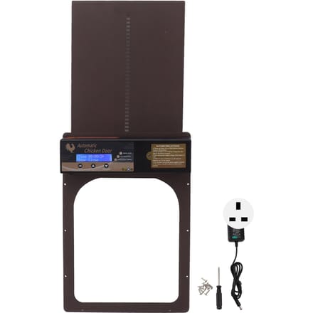 Automatische Kippenhokdeur IP45 Waterdicht Programmeerbaar Aluminium Kippenhokdeur met Timer voor