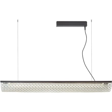 Bover LED hanglamp Nans Balis S/140, bruin/beige, 140 cm
