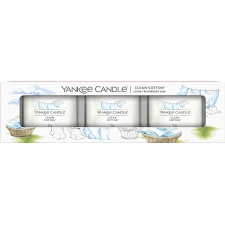 Yankee Candle Mini Clean Cotton Set 3 st