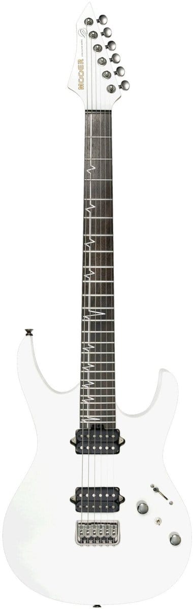 Mooer MMT100 Pearl White elektrische gitaar met gigbag